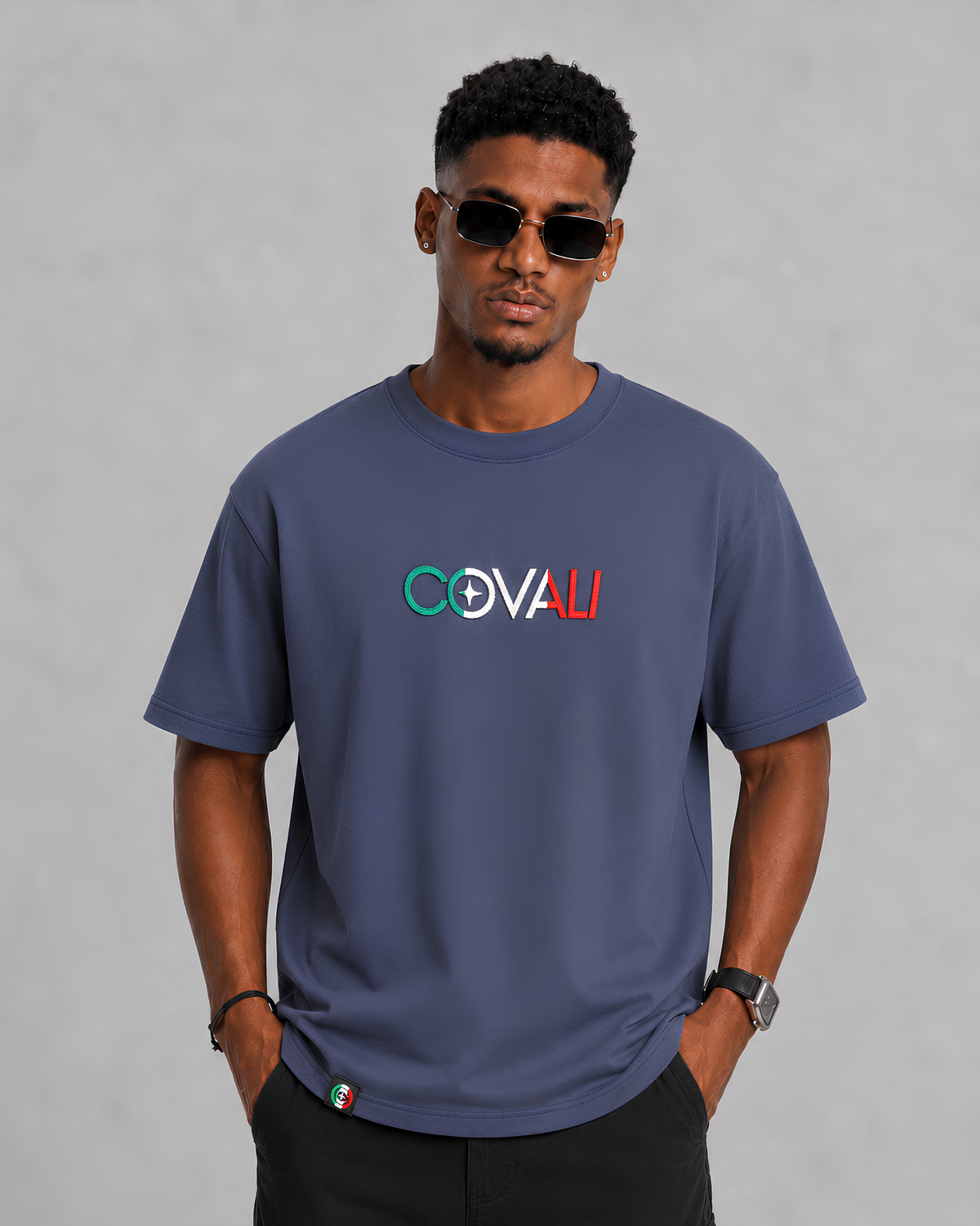 Covali Russ T-Shirt Navy