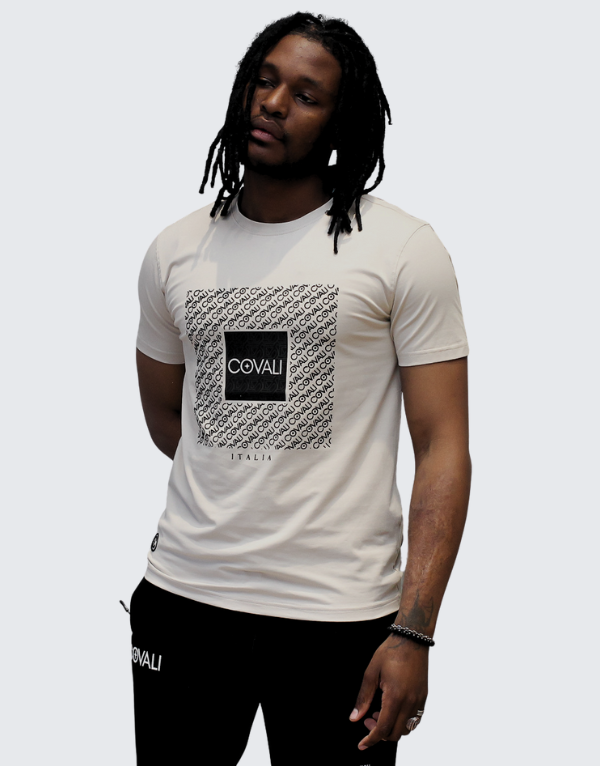 Covali Bose T-Shirt In Beige Men