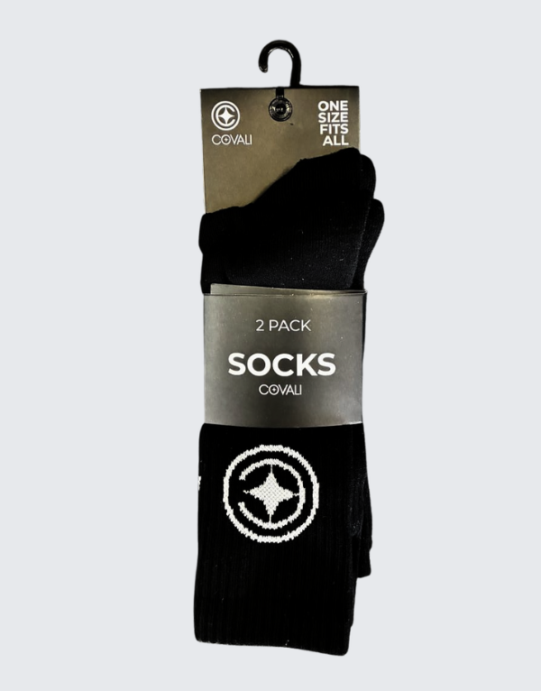 Covali Capita Socks Two Pack Black And Black