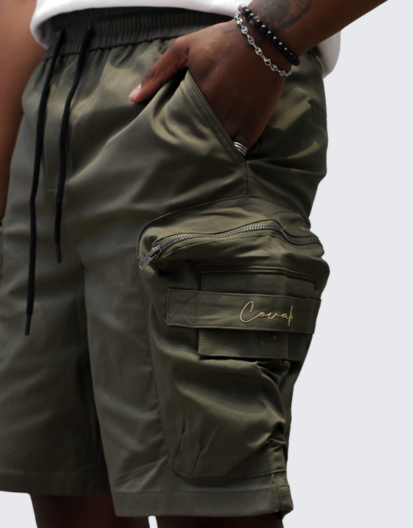 Covali Cargo Shorts In Military Men