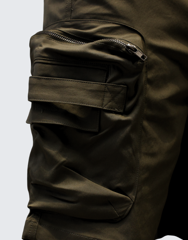 Covali Cargo Shorts In Military Men