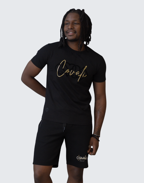 Covali Carte T-Shirt Black Men