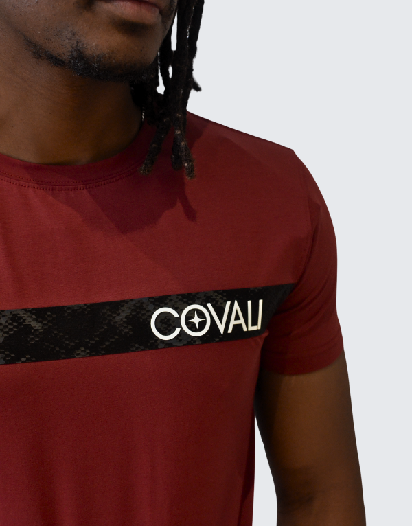 Covali Modela T-Shirt Burgundy Men