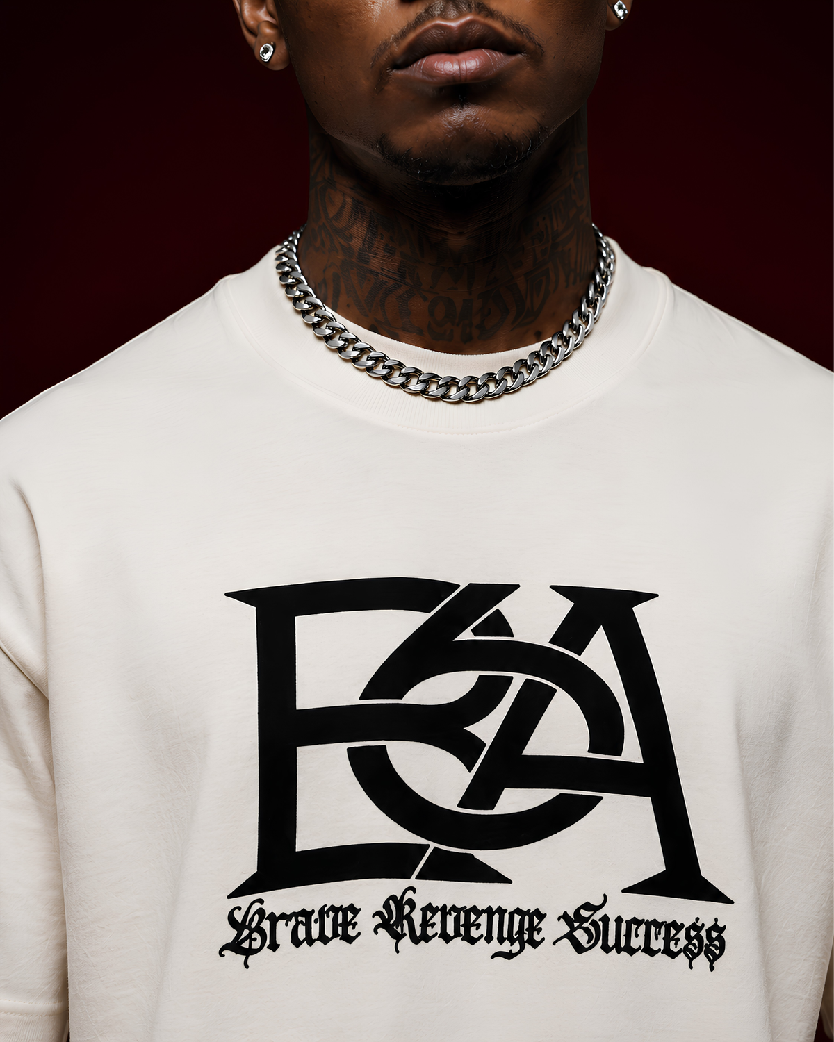 Ba6 Motto Tee White