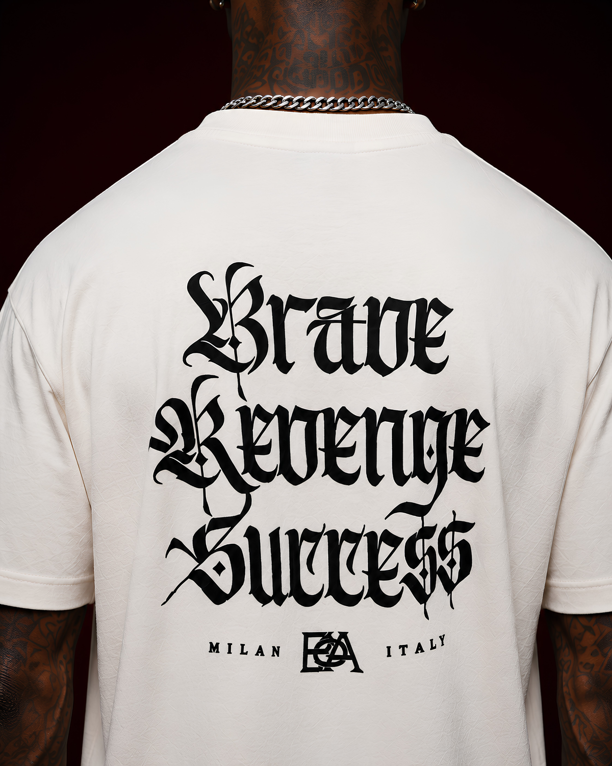 Ba6 Motto Tee White