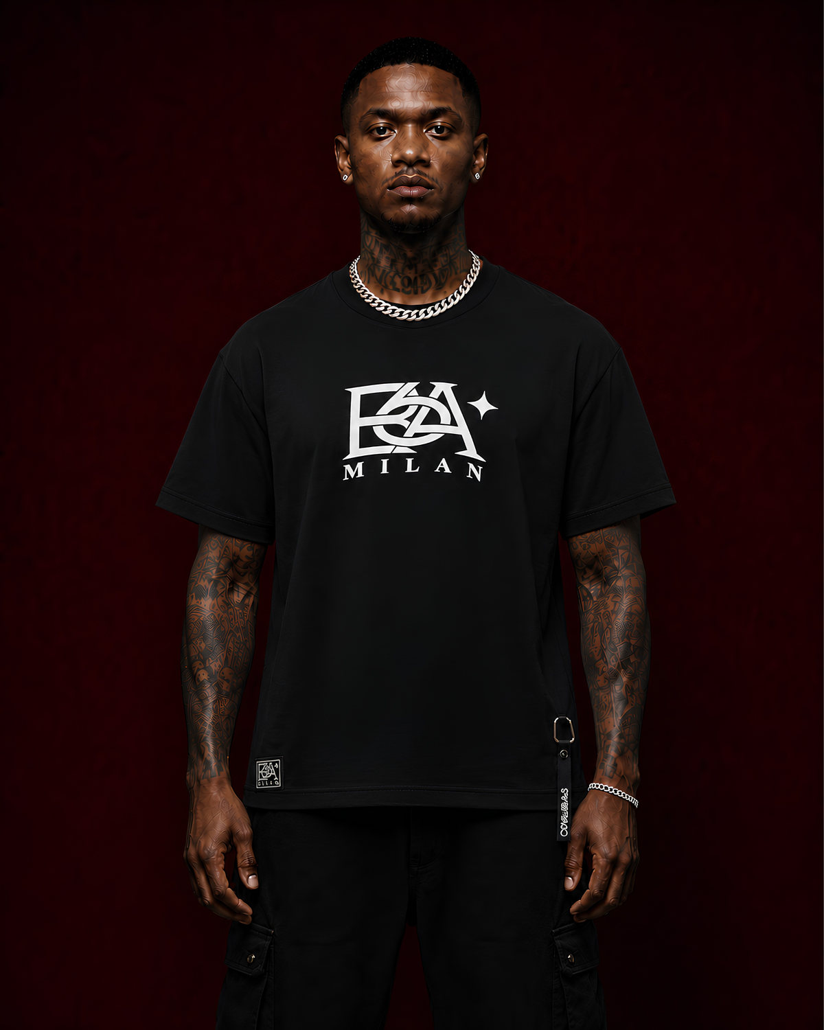Ba6 Flore Tee Black