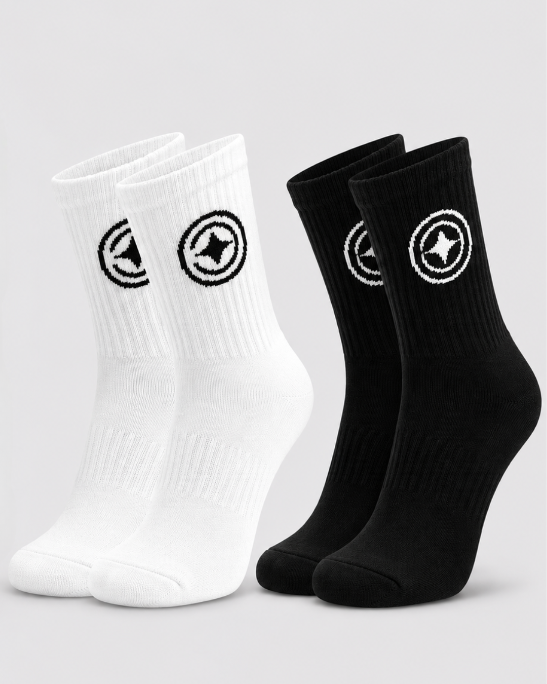 Covali Capita Socks Two Pack White And Black