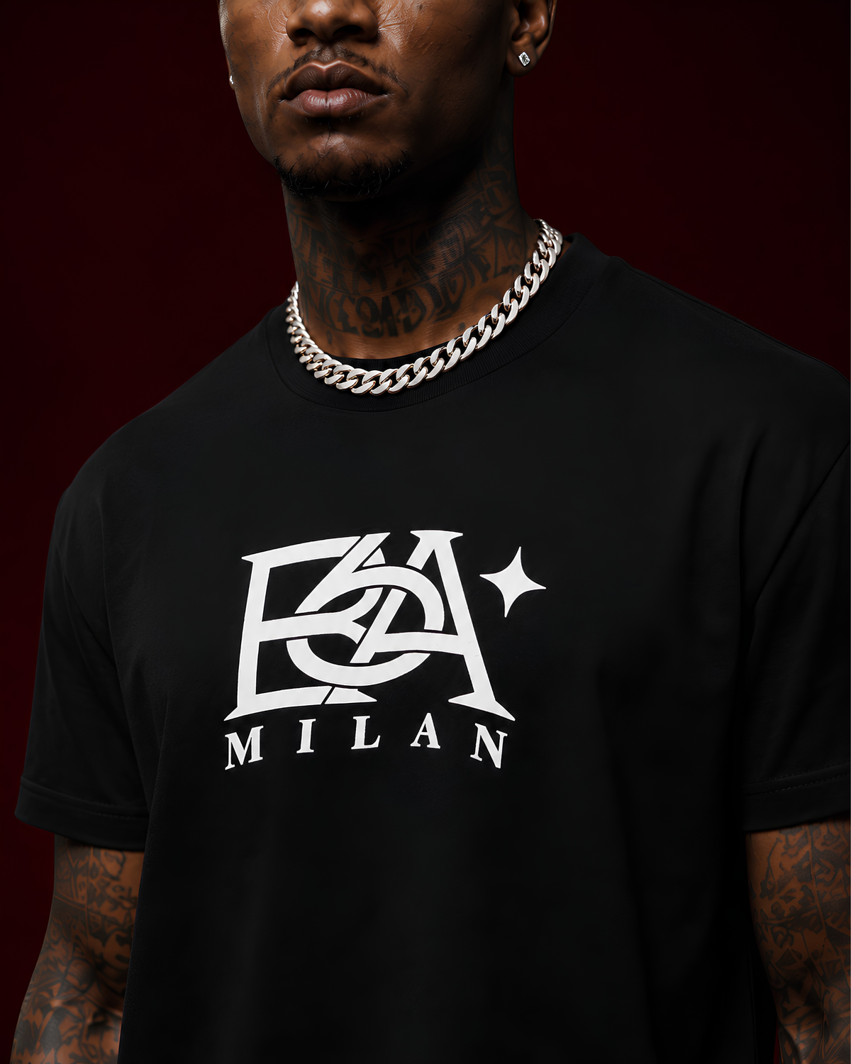 Ba6 Flore Tee Black