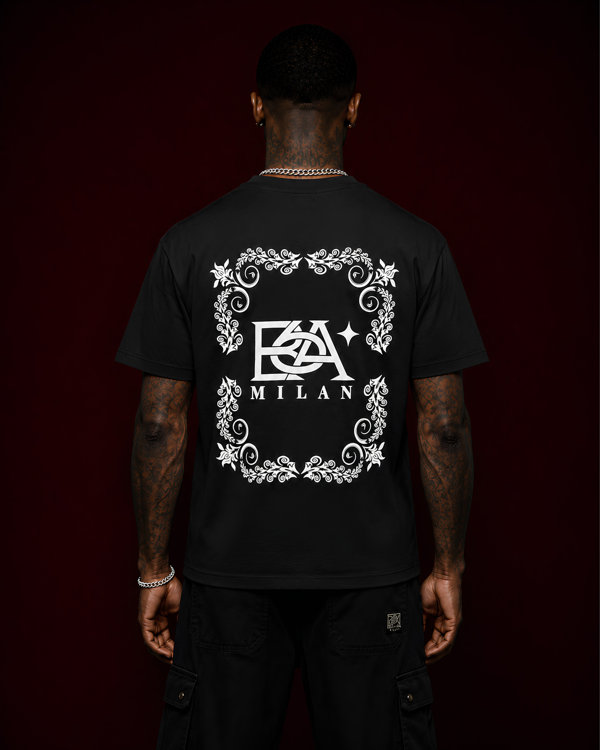 Ba6 Flore Tee Black