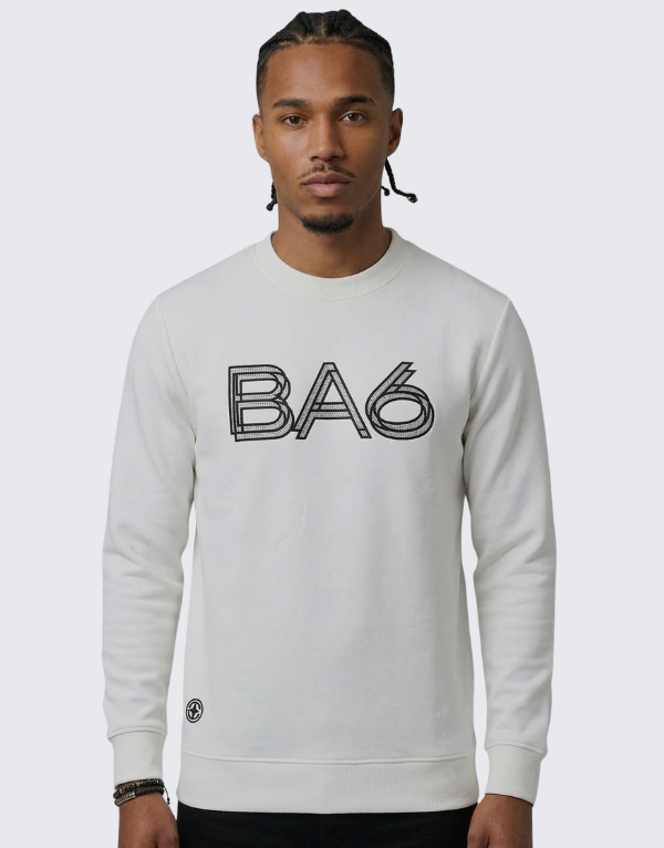 Ba6 Gomma Sweater White