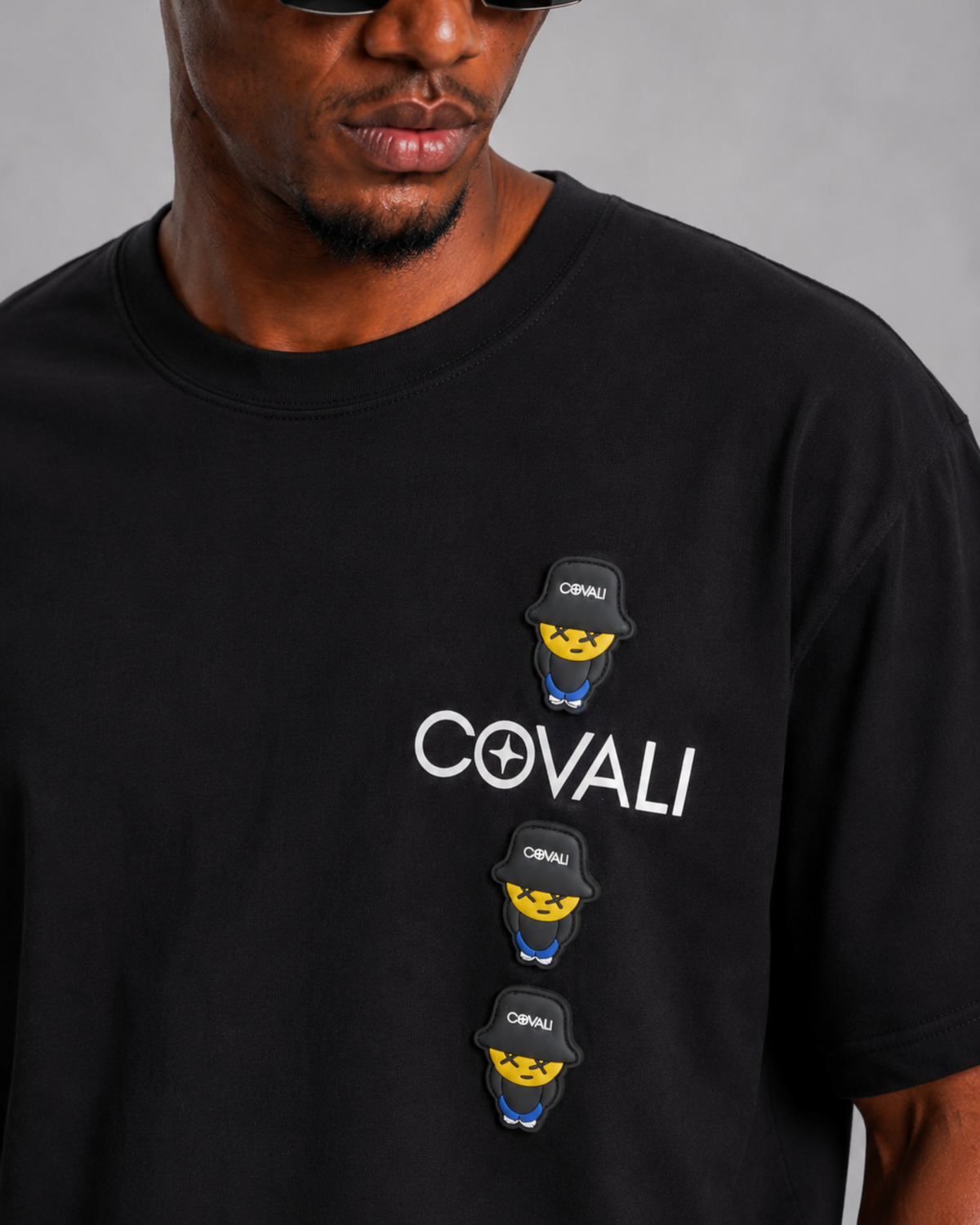 Covali Tres Tipo T-Shirt Black