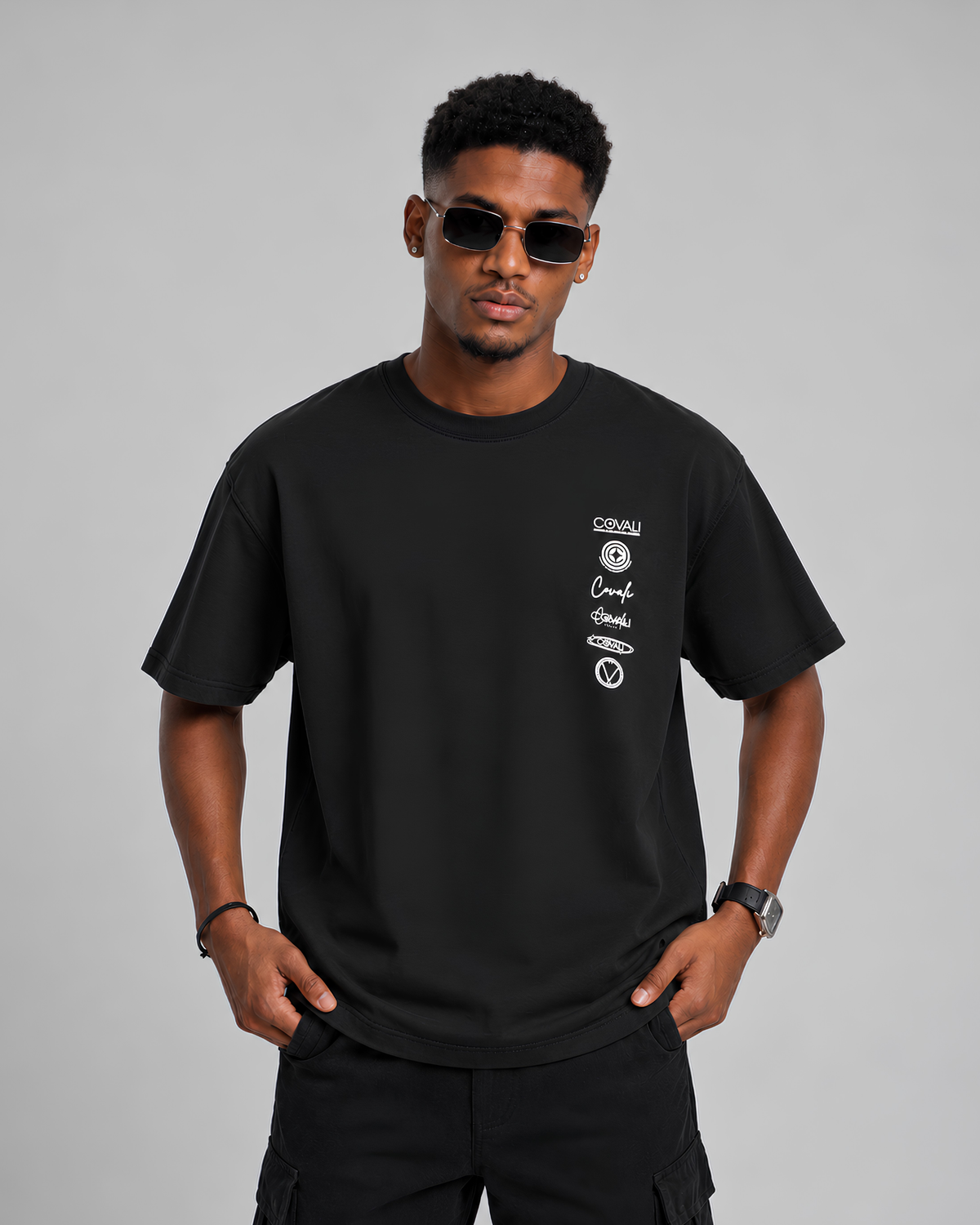 Covali Marchio Tee Black