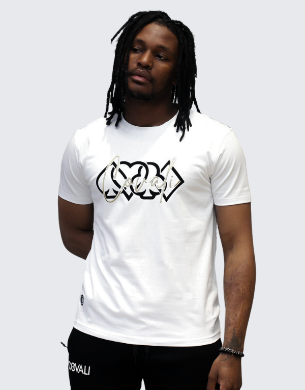 Covali Carte T-Shirt In White Men