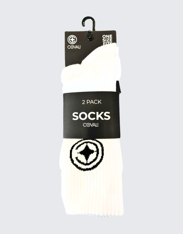 Covali Capita Socks Two Pack White And White Men