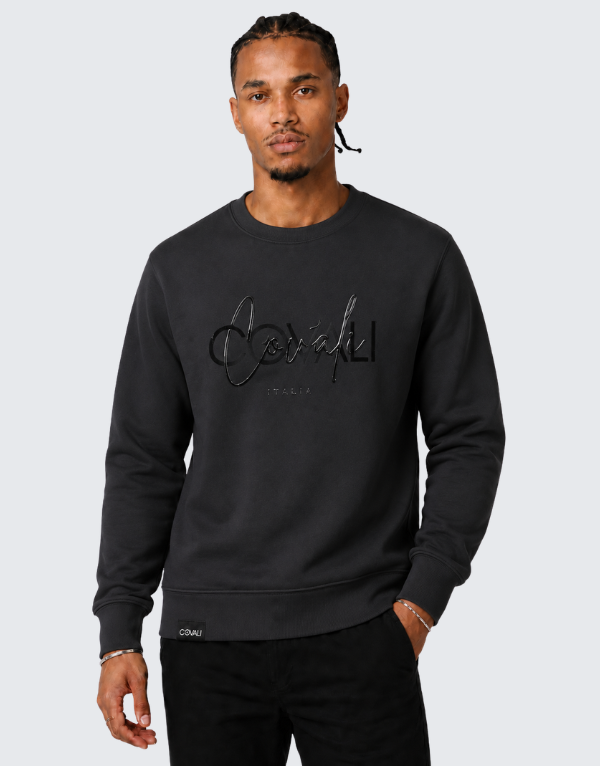 Covali Nero-S Sweater Black Men